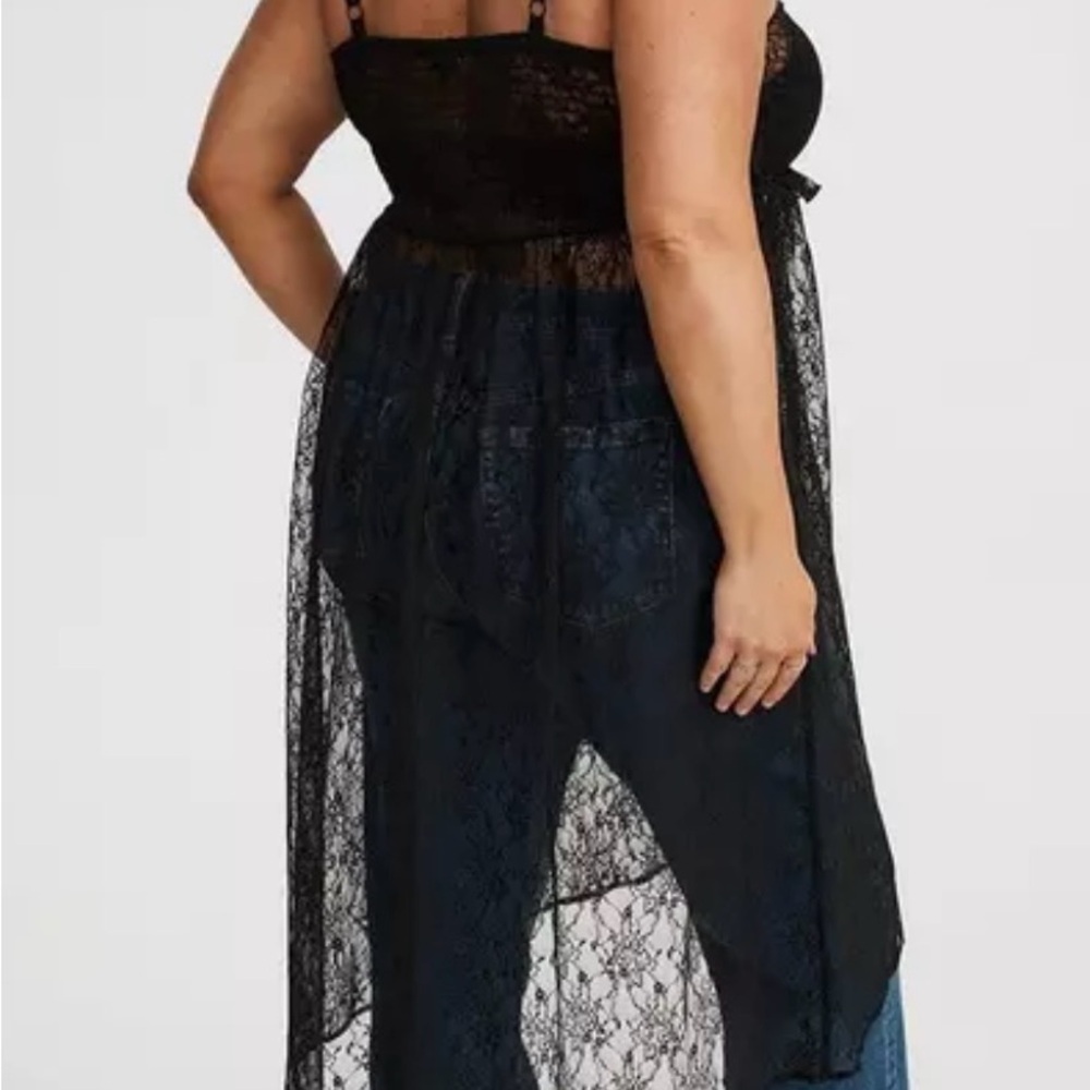 WORN ONCE Black Lace Sheer Dress - Picture 13 of 14